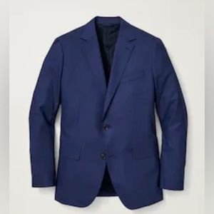Bonobos Unconstructed Wool Blazer-Blue/Grey